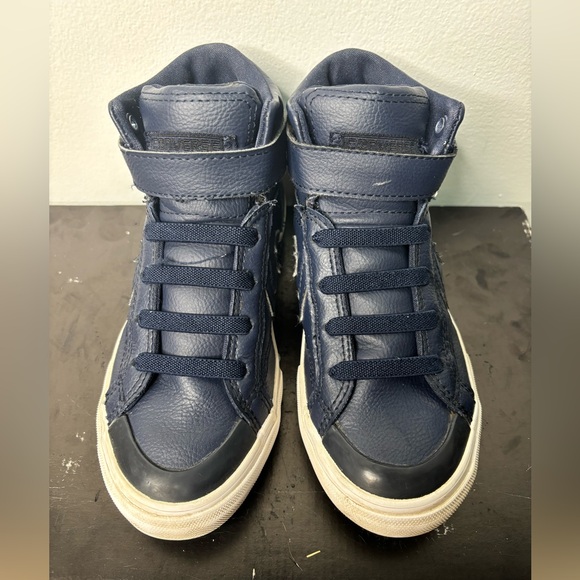 Converse All Star Pro Blazer Blue High Plus Sneakers Size Boys 13 Super Cool - Picture 8 of 12
